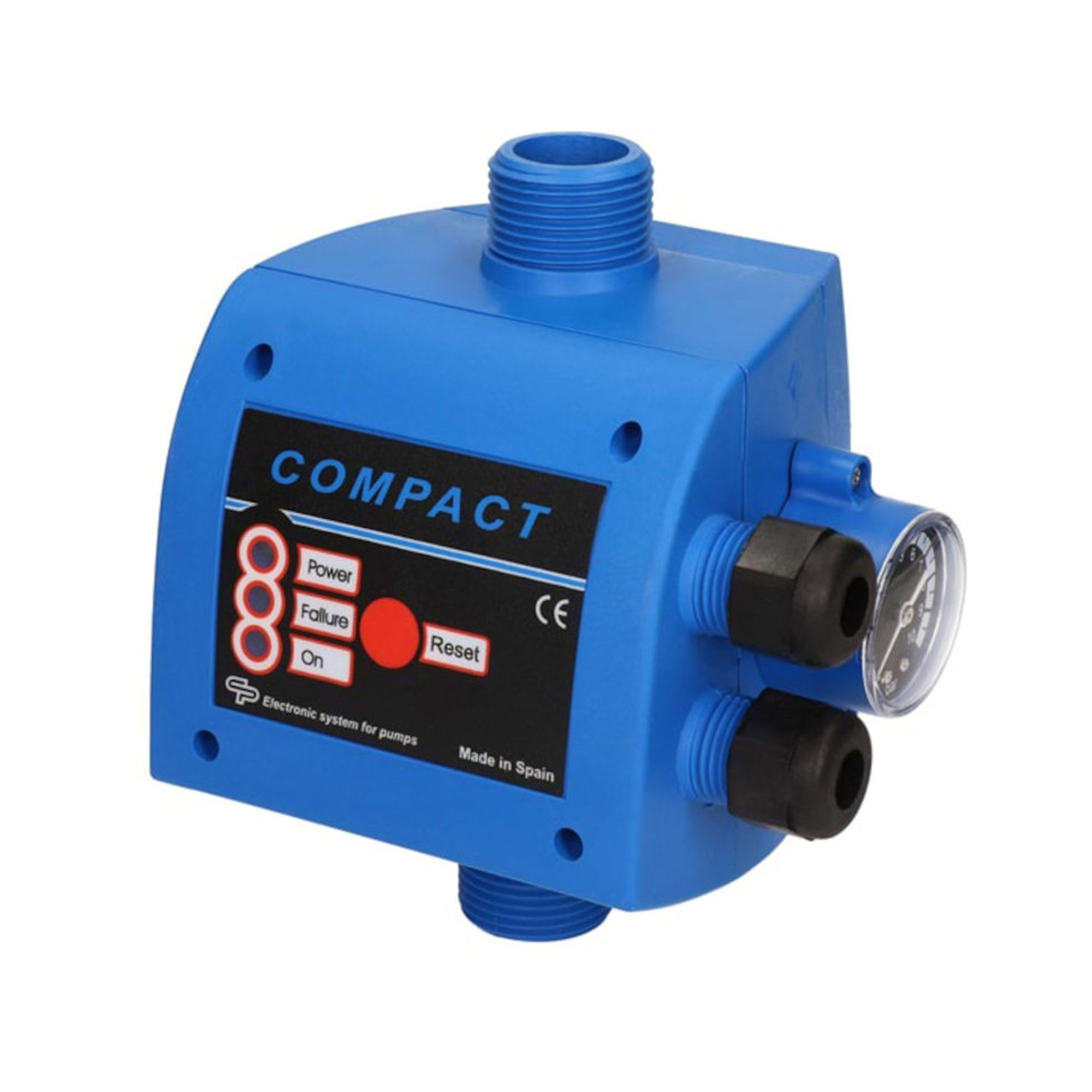 Coelbo, Automatic Pump pressure and Flow controller, Model# COMPACT 22R-NPT-BLUE NPT CONNECTION